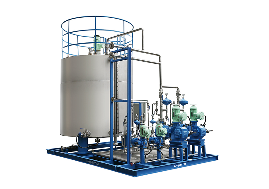 Dispositivo de dosificación de petróleo y petroquímica